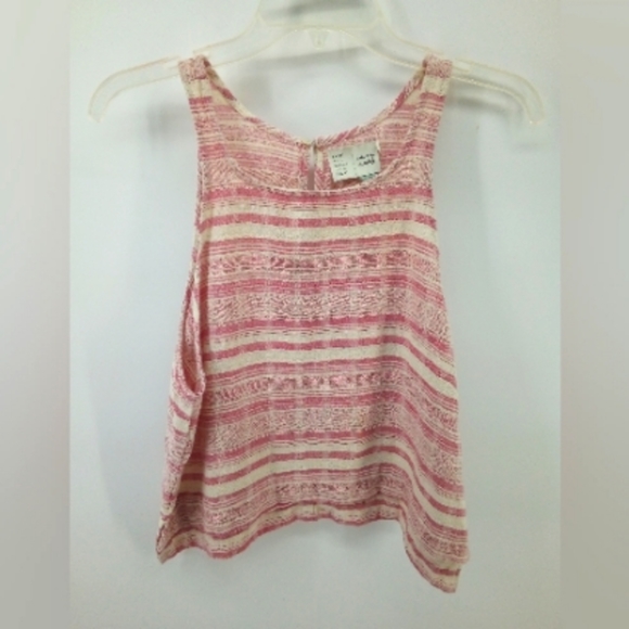 Anthropologie Saturday Sunday Aita Deep Pink Cream Embroidery L Cotton Blend - Picture 5 of 14